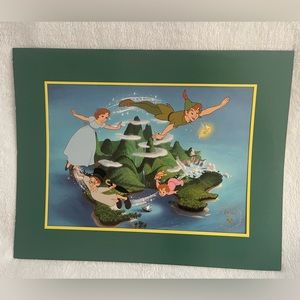 DISNEY PETER PAN LITHOGRAPH